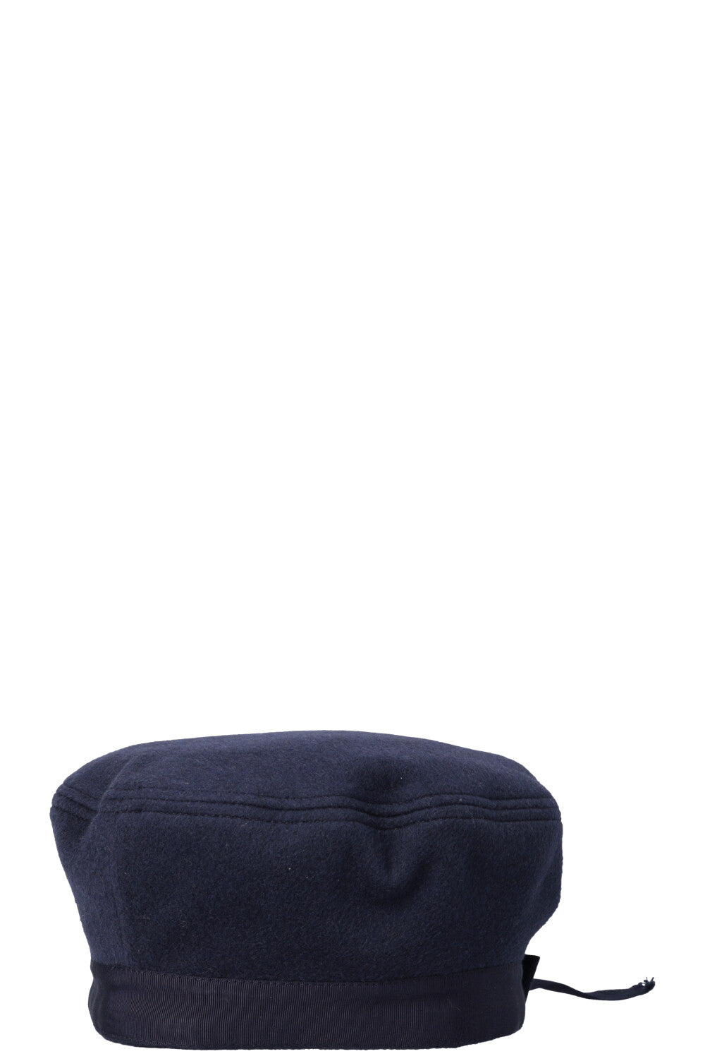 GUCCI Bow Beret Wool Navy