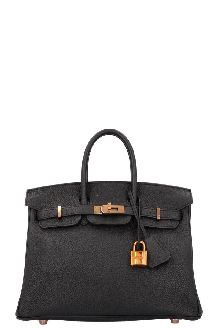 HERMÈS Birkin 25 Togo Noir