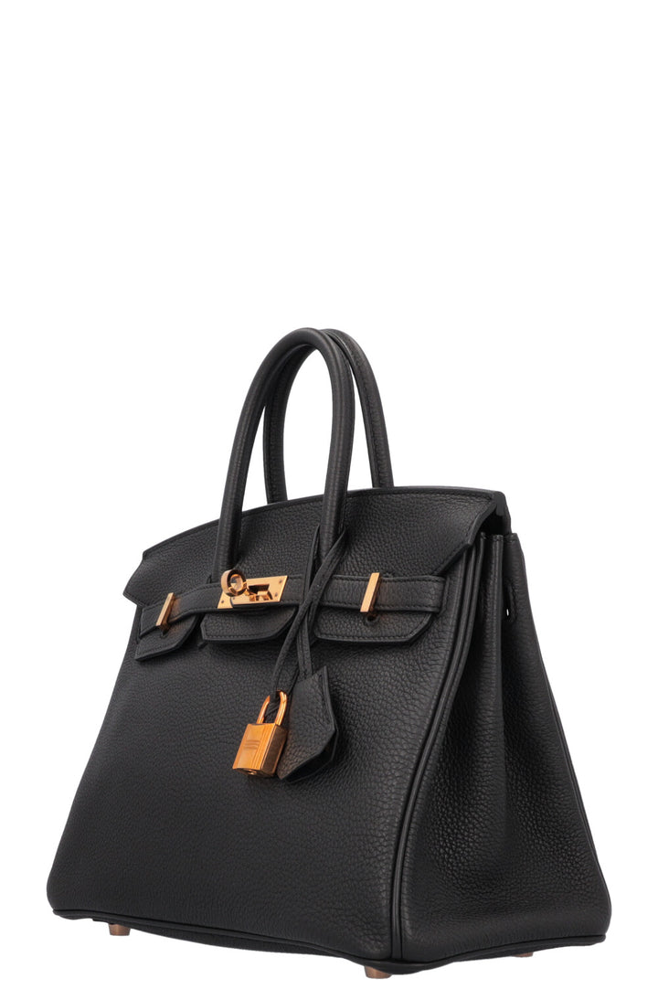 HERMÈS Birkin 25 Togo Noir