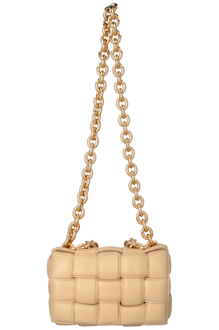 BOTTEGA VENETA Chain Cassette Crossbody Bag Beige