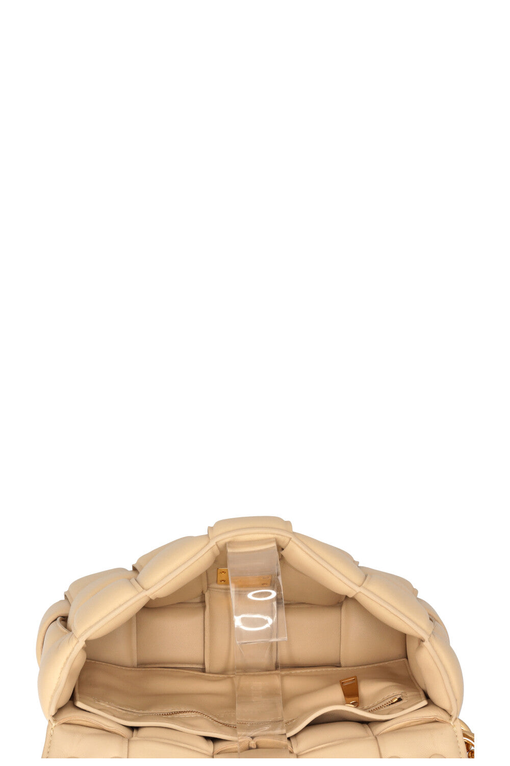 BOTTEGA VENETA Chain Cassette Crossbody Bag Beige