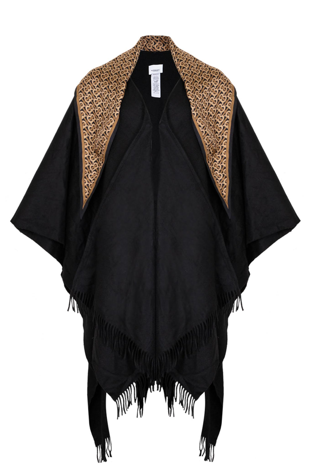 BURBERRY Cape Cashmere Black Brown