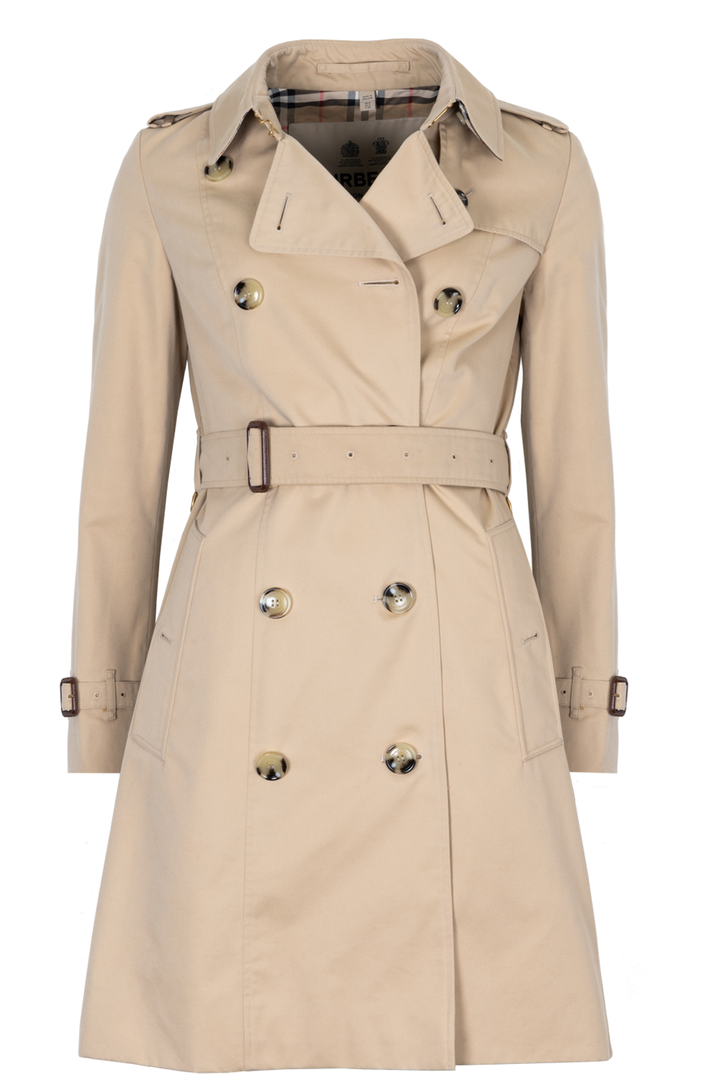 BURBERRY The Chelsea Short Trench Coat Beige