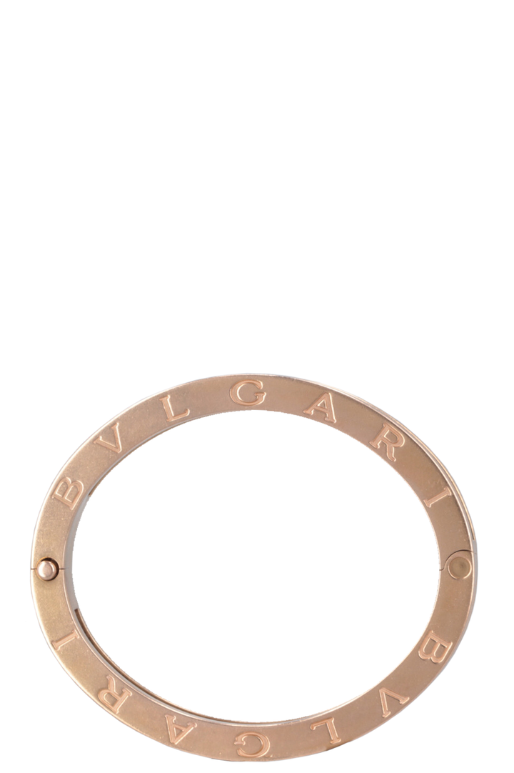 BVGLARI B Zero Bracelet Rose Gold Black