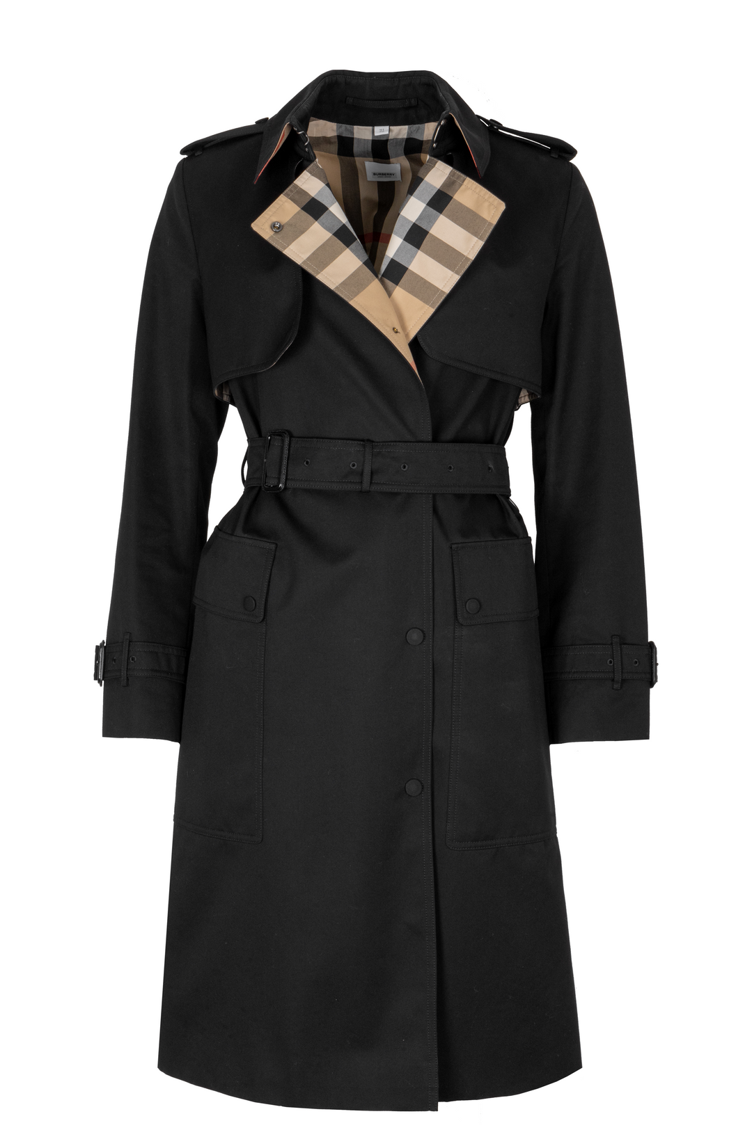 BURBERRY Trenchcoat Cotton Black