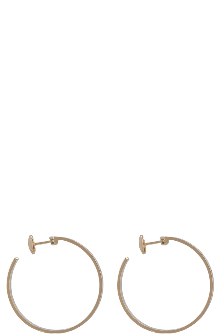 CARTIER Love Earring Hoops 18k Yellow Gold