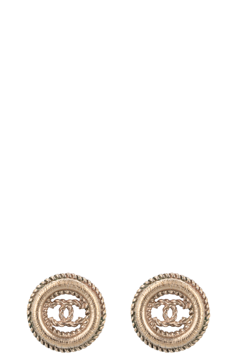 CHANEL CC Earstuds Gold