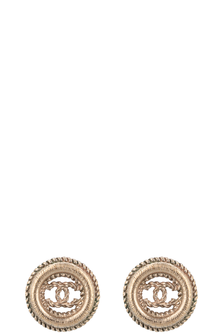 CHANEL CC Earstuds Gold