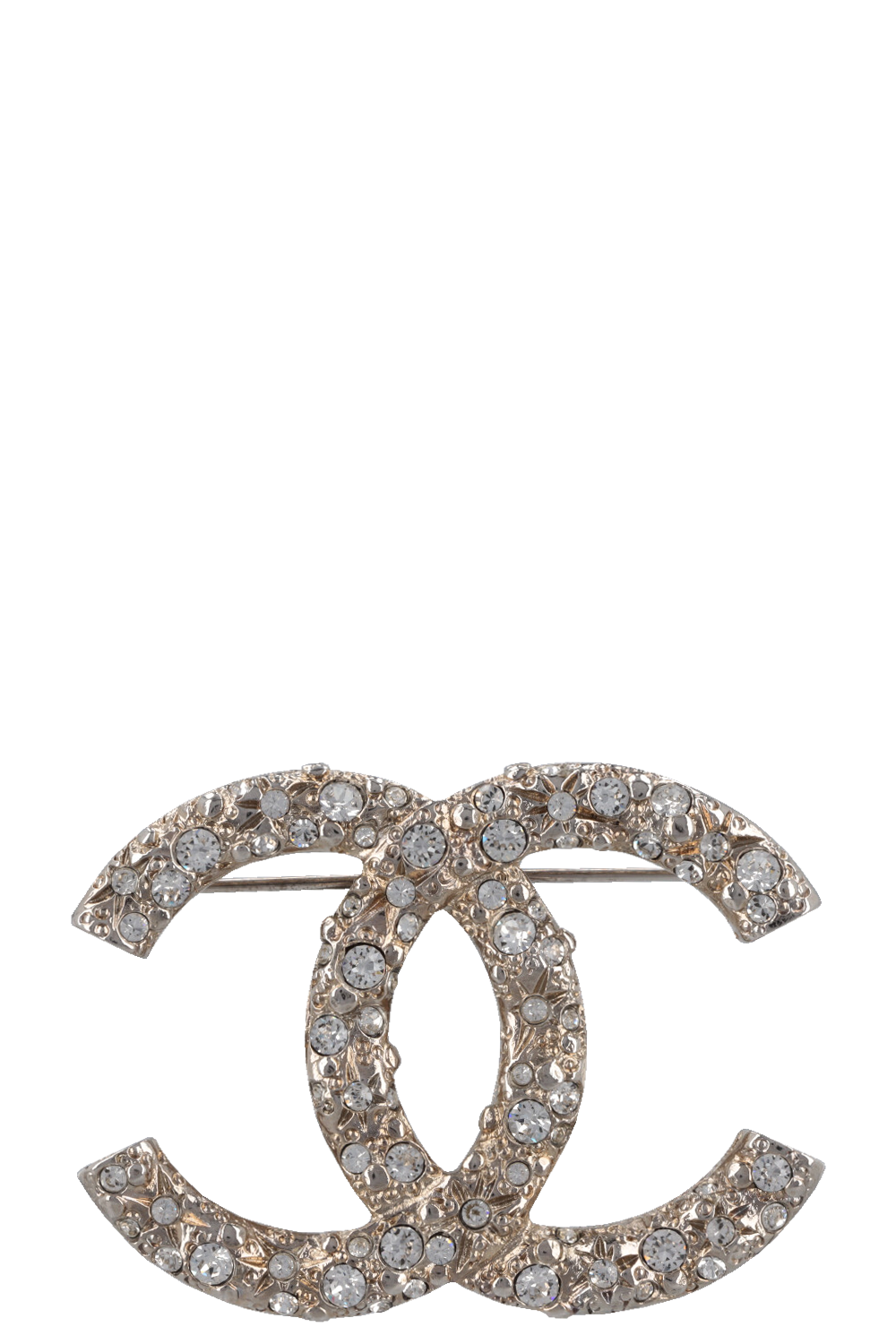 CHANEL 2015 CC Crystal Brooch