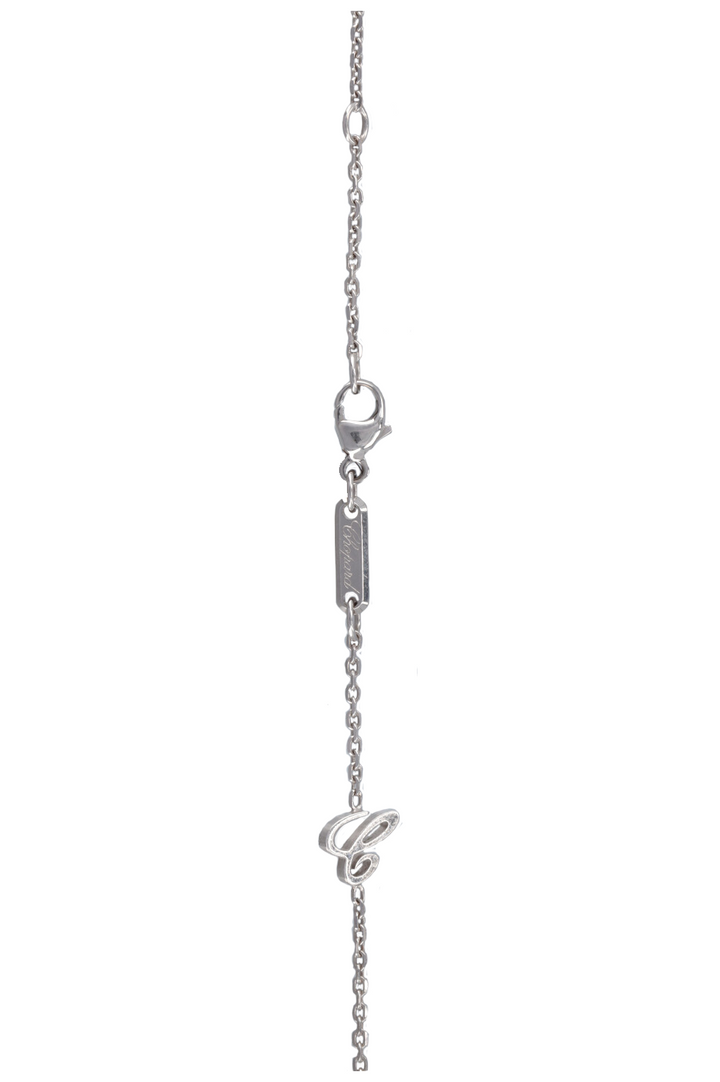 CHOPARD Collier Happy Diamants Or Blanc