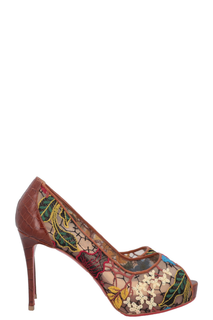 CHRISTIAN LOUBOUTIN Embroidered Heels Multicolor