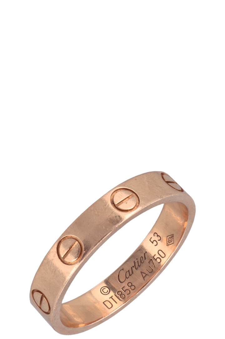 CARTIER Love Ring Rose Gold