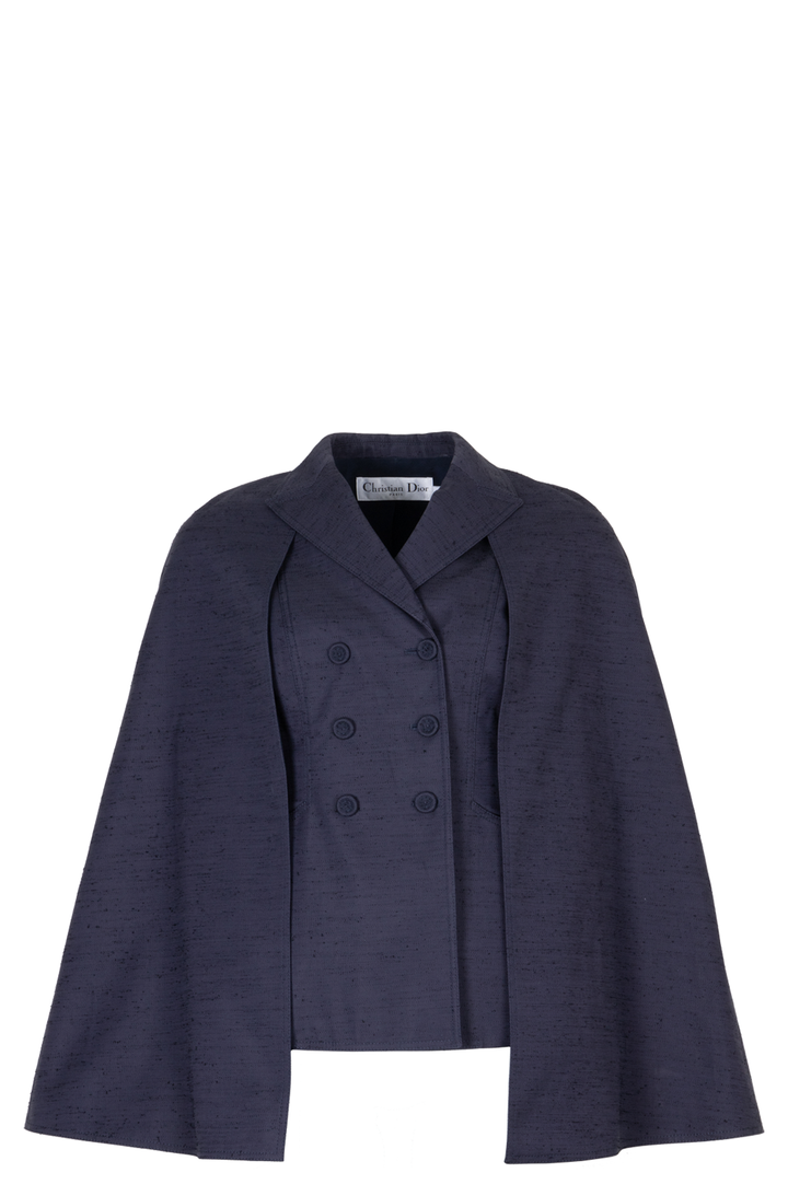 CHRISTIAN DIOR Cape Bar Jacket  Navy