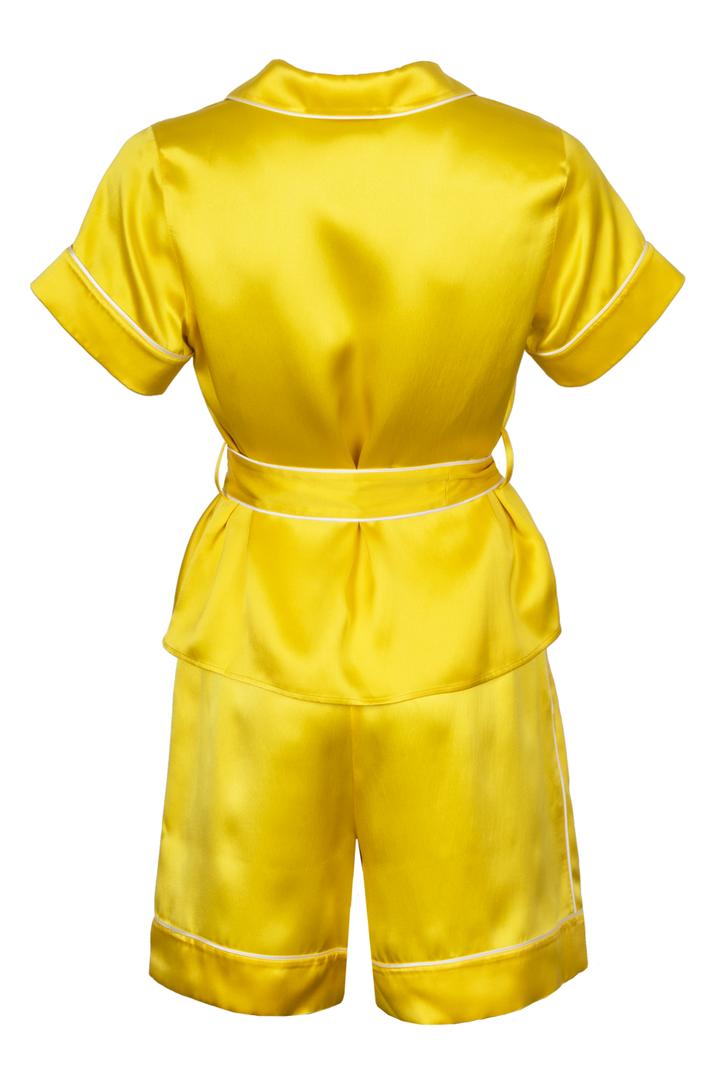 DOLCE&GABBANA Silk Two Piece Yellow