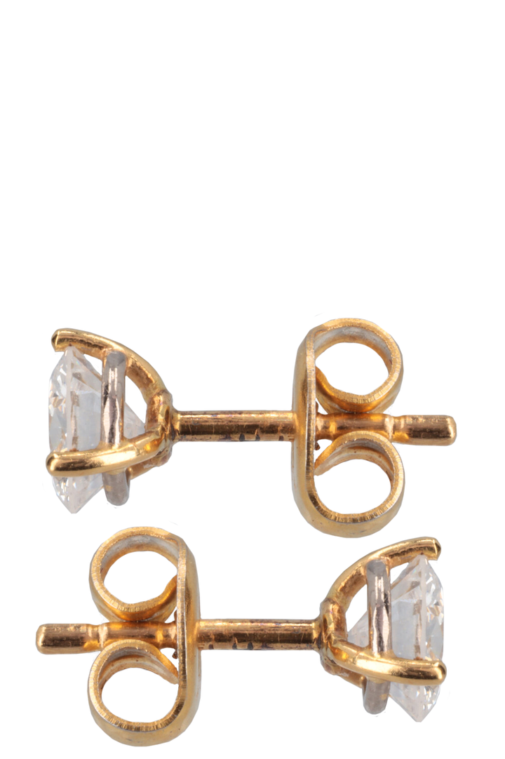 EDIGEM Diamond Earrings Yellow Gold