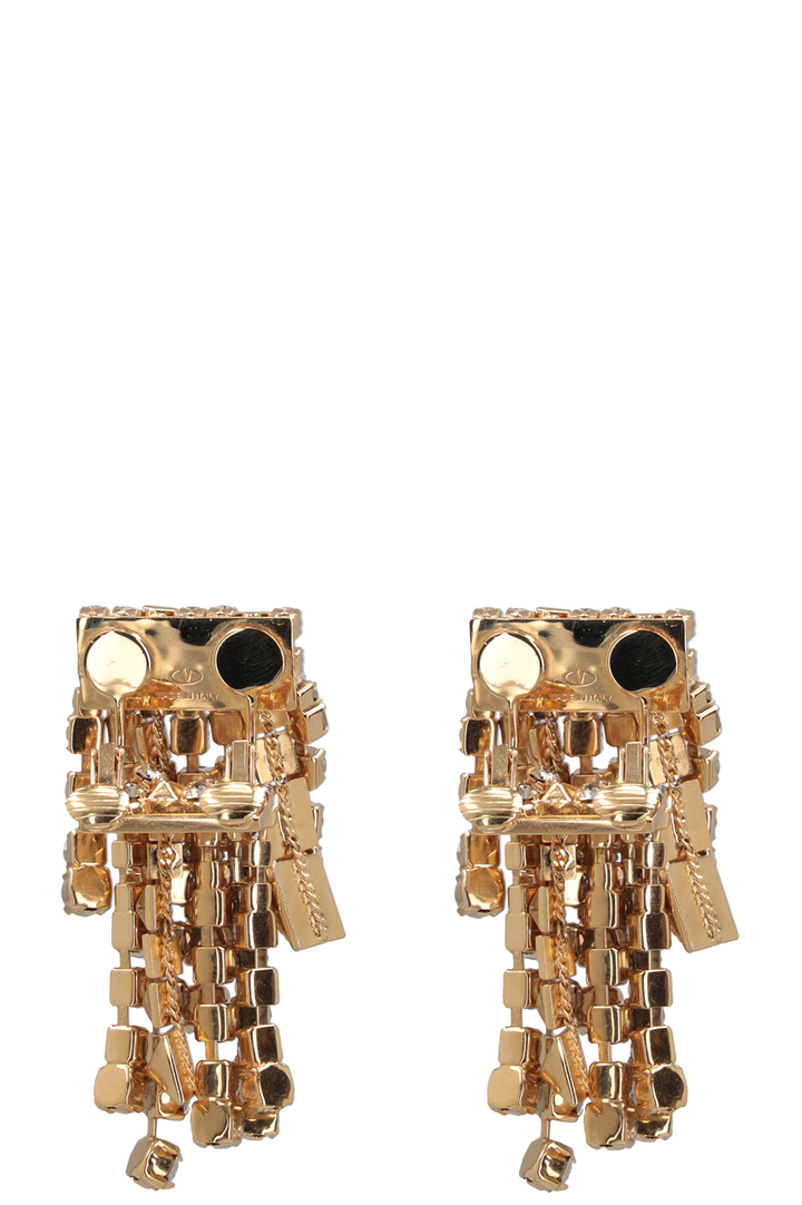 VALENTINO Boucles d'oreilles Rockstud en cristal