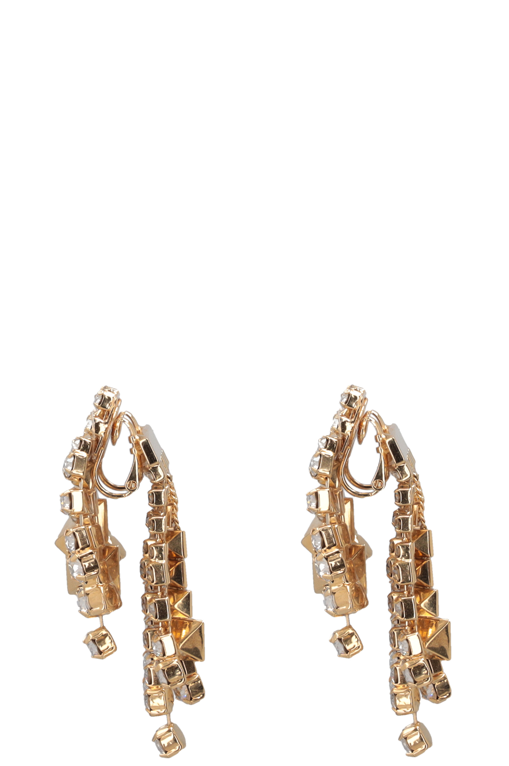 VALENTINO Rockstud Crystal Earrings