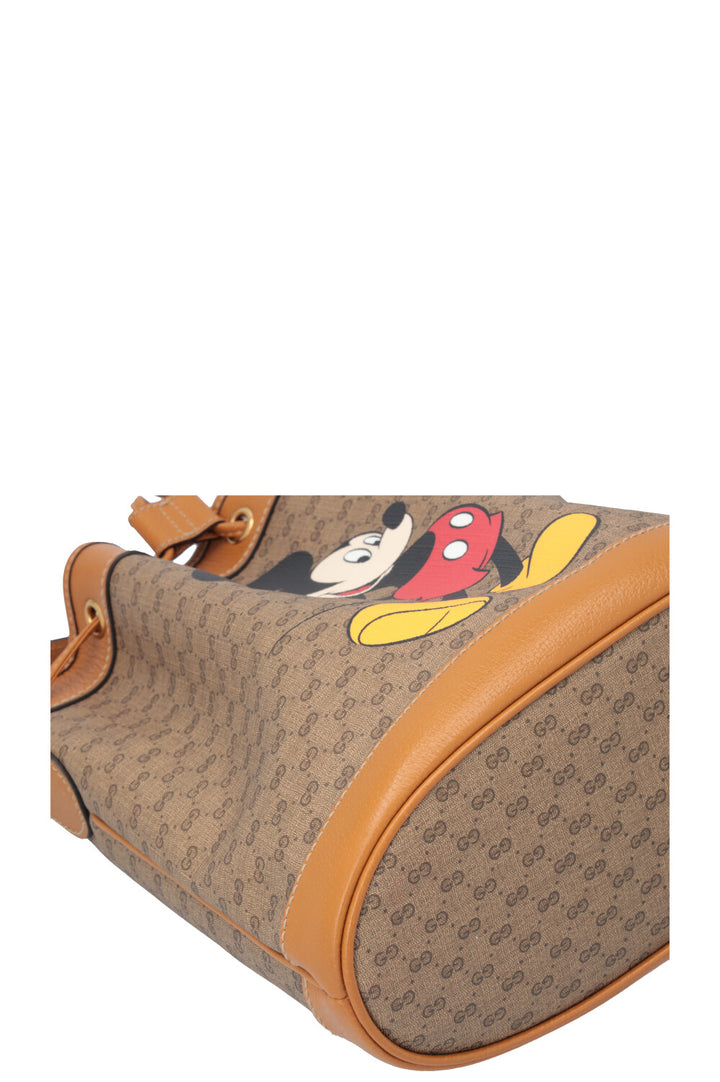 GUCCI x Disney Mickey Mouse Supreme Canvas Bucket Bag