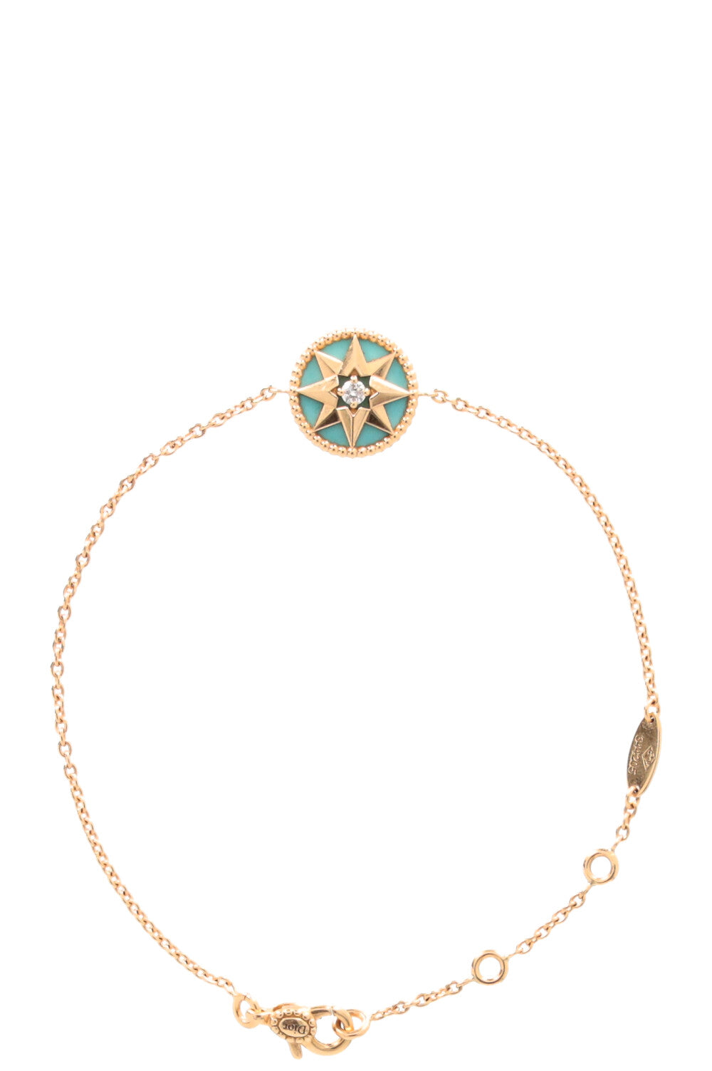 CHRISTIAN DIOR Rose De Vents Bracelet Turquoise