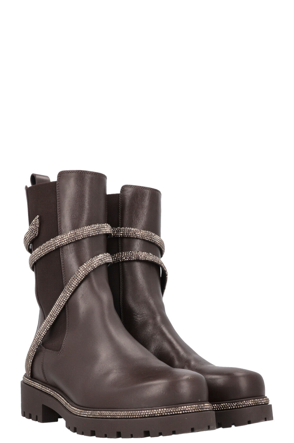 RENE CAOVILLA Cleo Boots Brown