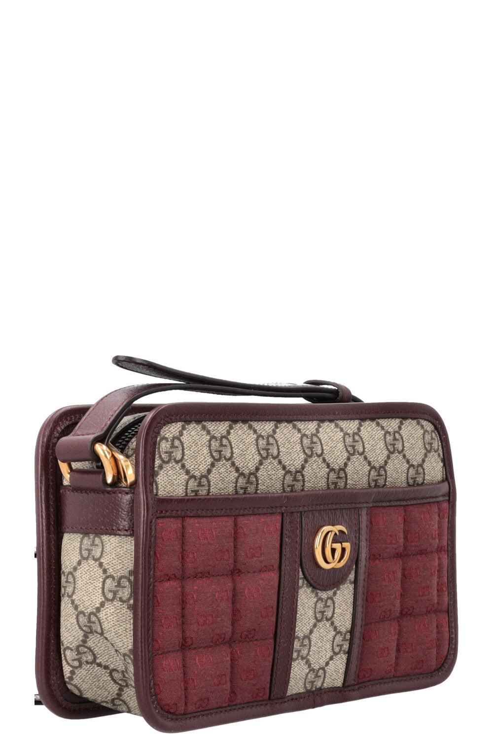 GUCCI GG Supreme Crossbody Bag Red