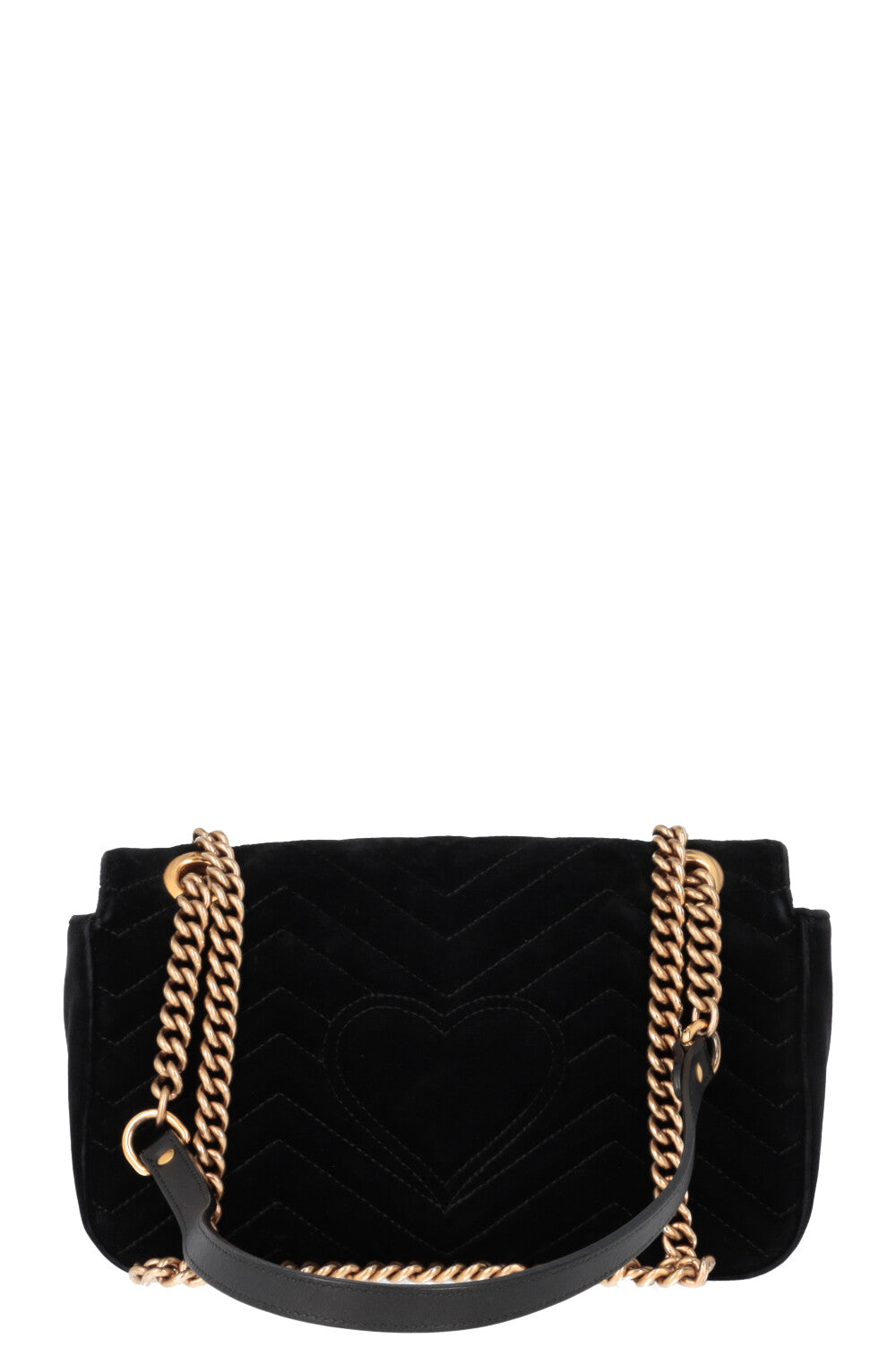 GUCCI Marmont Small Bag Velvet Black REAWAKE