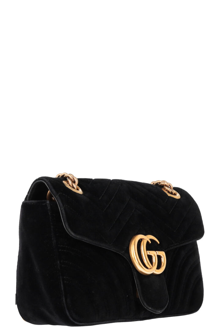 GUCCI Marmont Small Bag Velvet Black