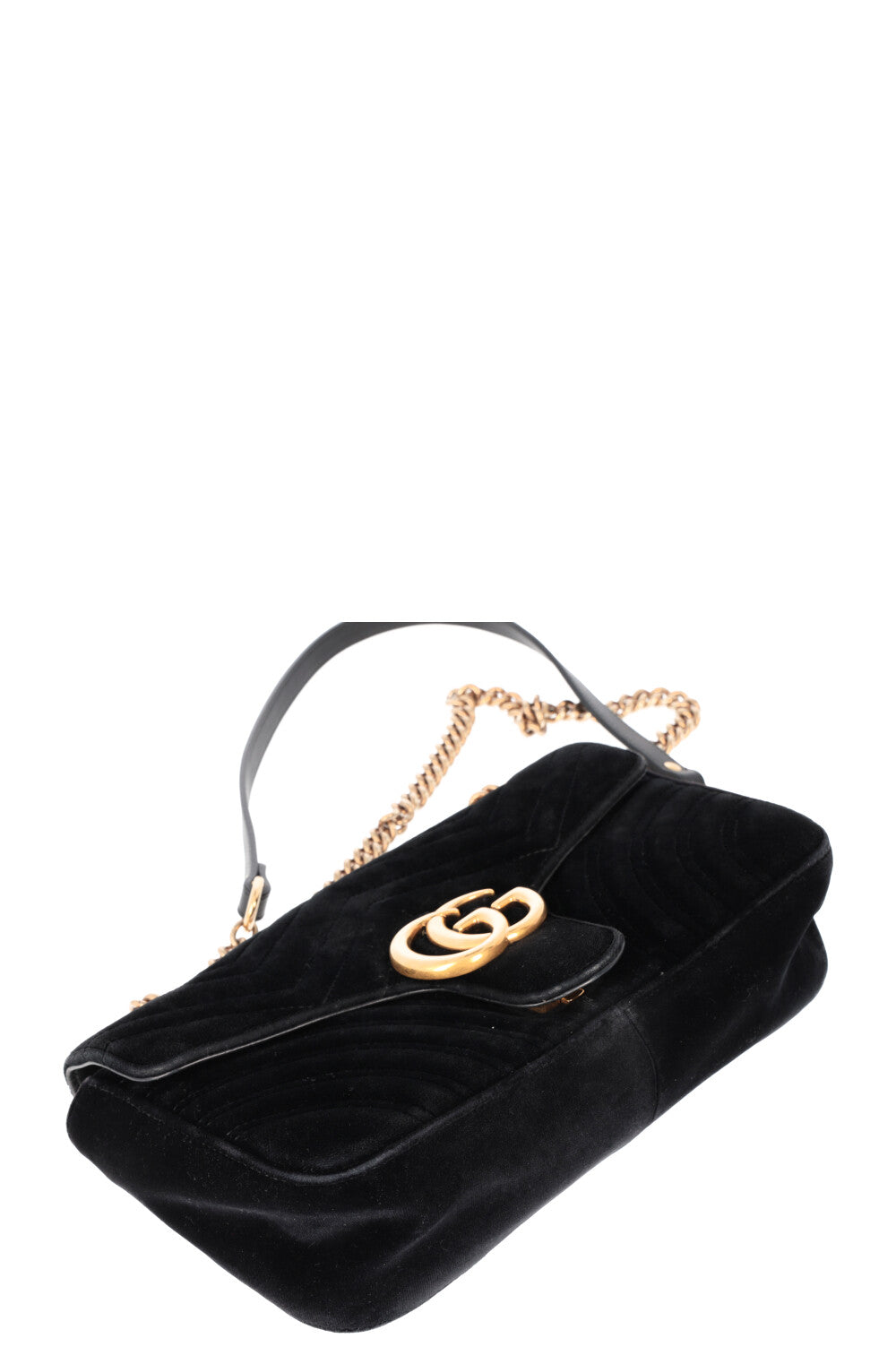 GUCCI Marmont Petit Sac Velours Noir