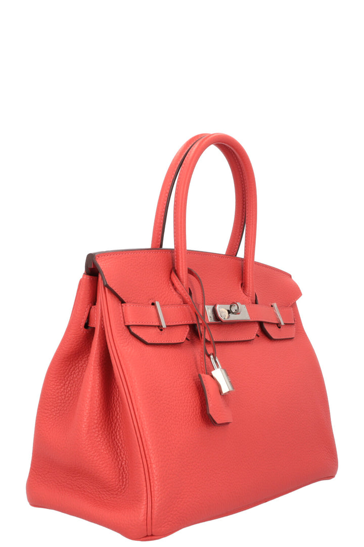 HERMÈS Birkin 30 Clémence Corail