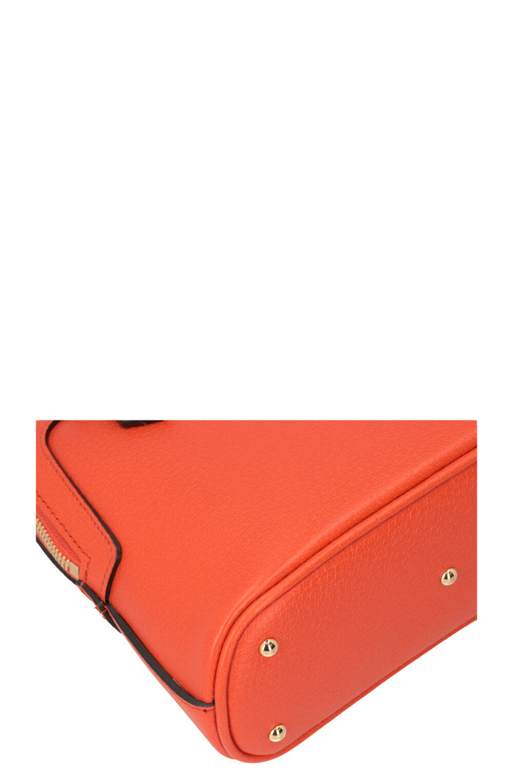 GUCCI Mini Sac Cabas Diana Dome Cuir Orange