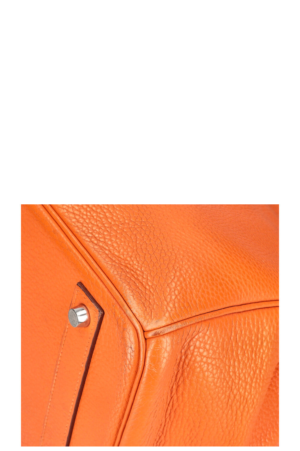 HERMÈS Birkin 40 Clémence Orange