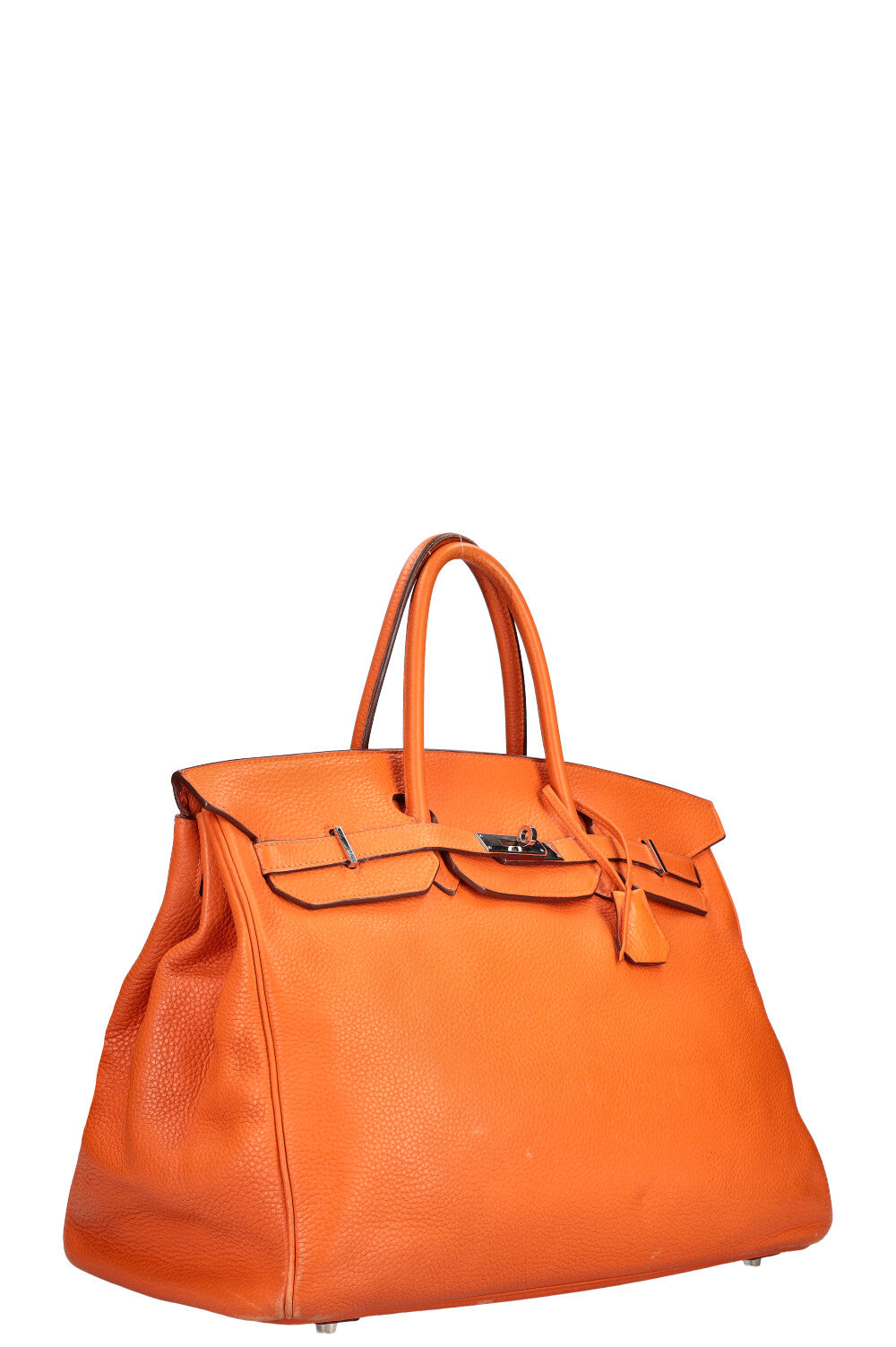 HERMÈS Birkin 40 Clémence Orange