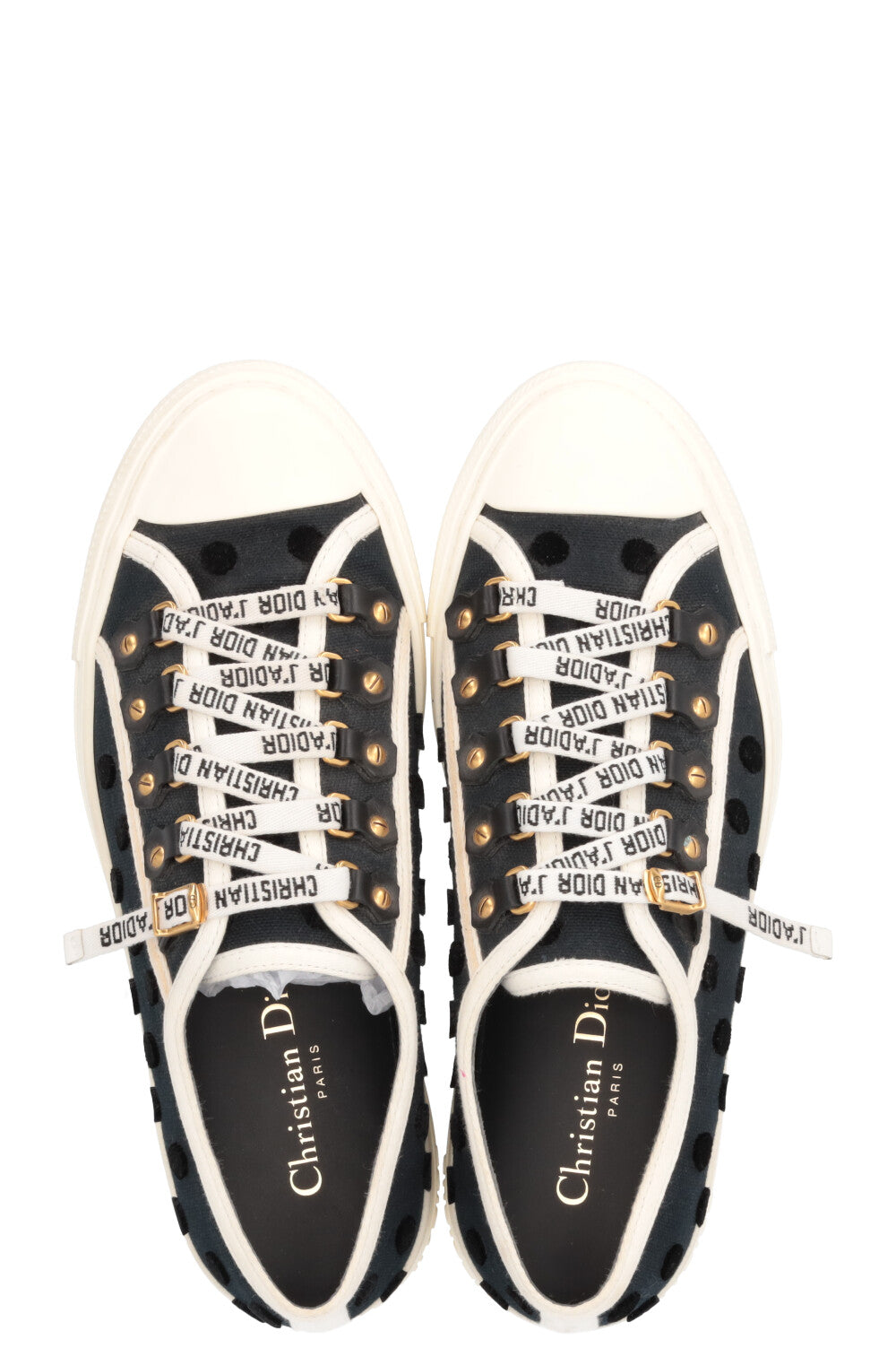 CHRISTIAN DIOR Baskets Walk'n'Dior Pois Bleu