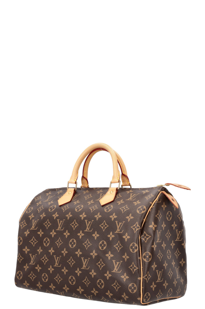 LOUIS VUITTON Speedy 35 Bag MNG Canvas