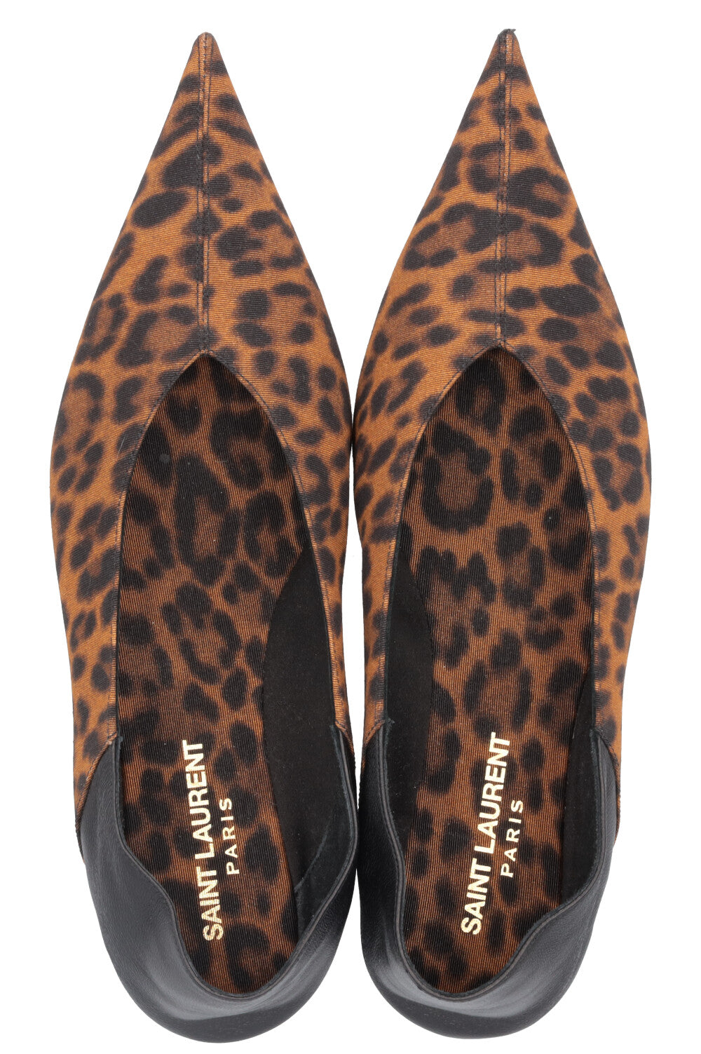 SAINT LAURENT Nour Flats Cheetah