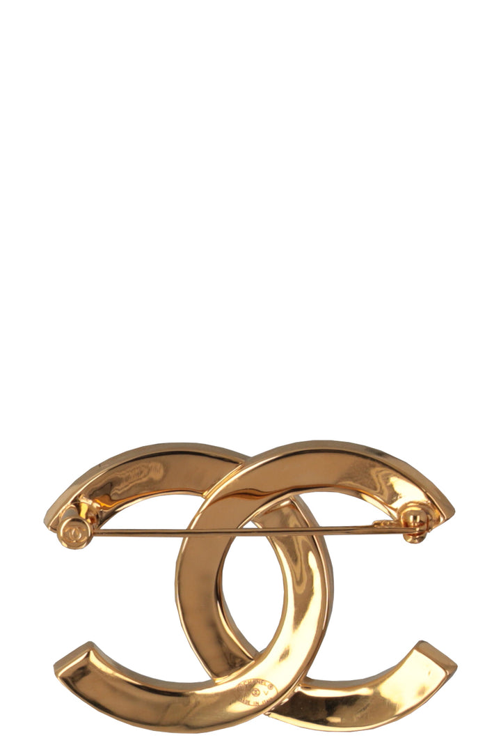 CHANEL CC 2021 Brooch Gold