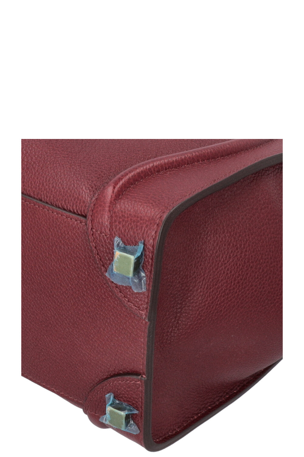 CELINE Micro Luggage Leather Burgundy