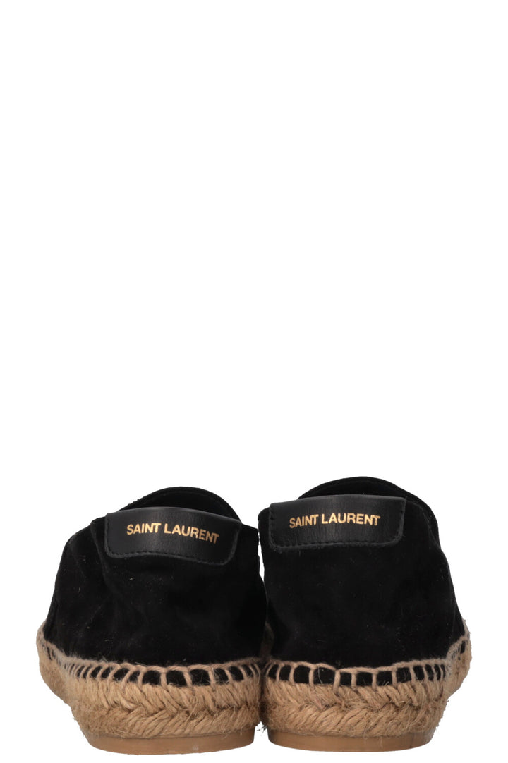 SAINT LAURENT Espadrille Velvet Black