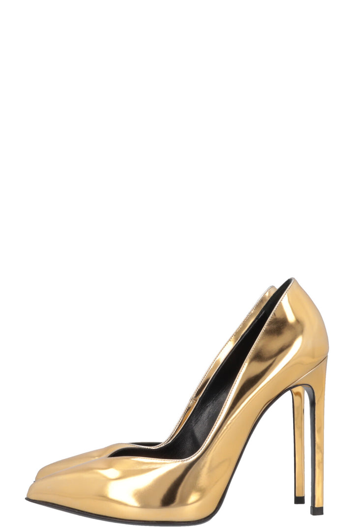 SAINT LAURENT Heels Gold Metallic