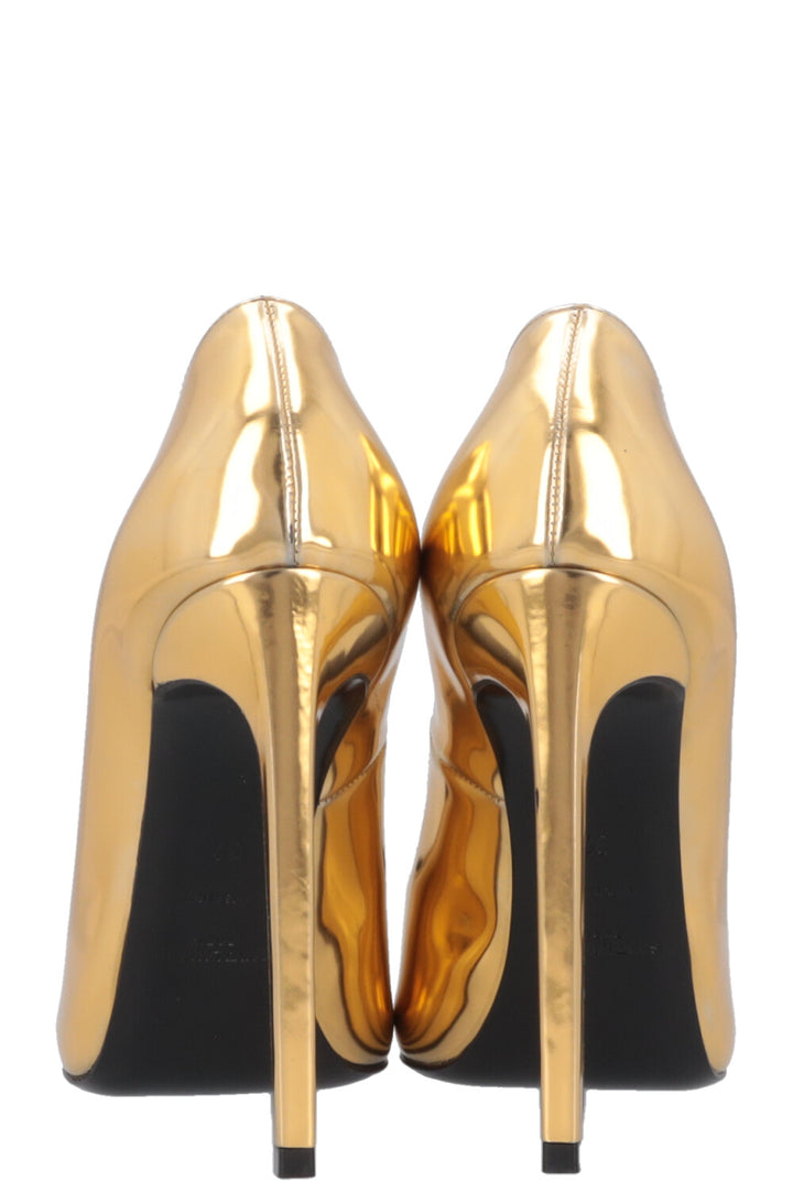 SAINT LAURENT Heels Gold Metallic