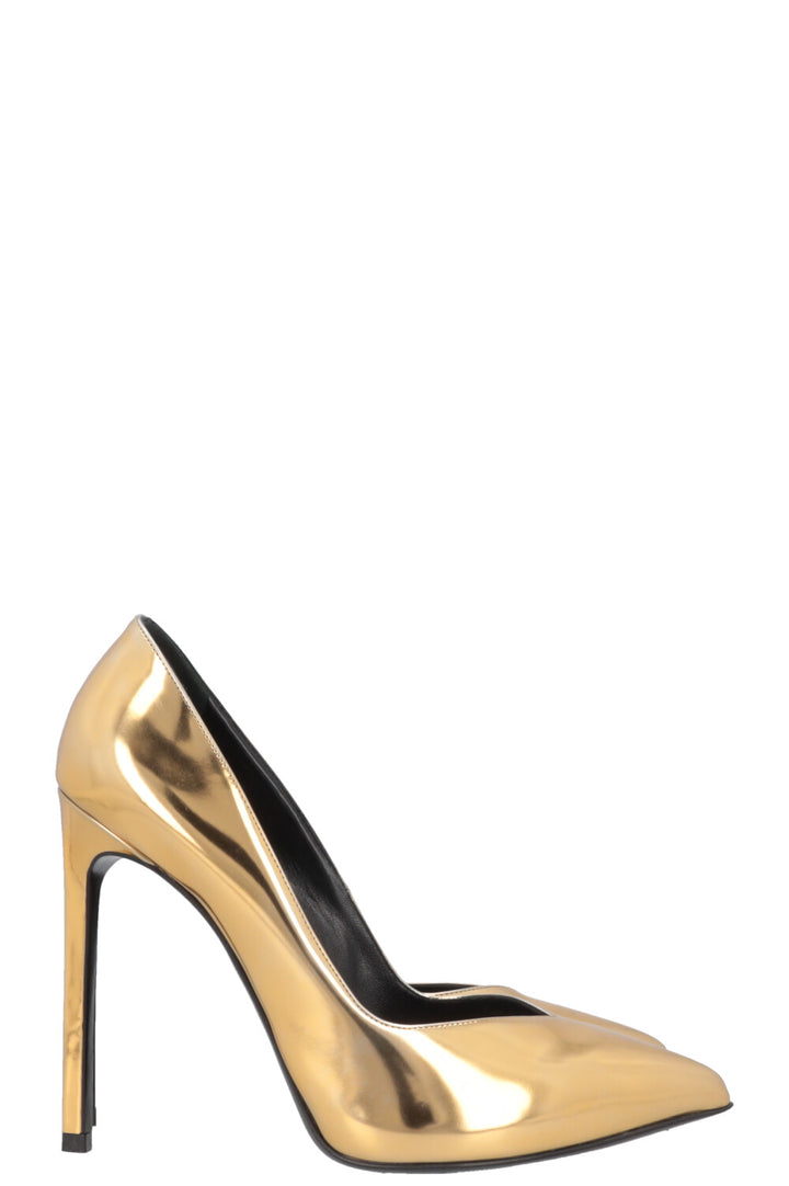 SAINT LAURENT Heels Gold Metallic