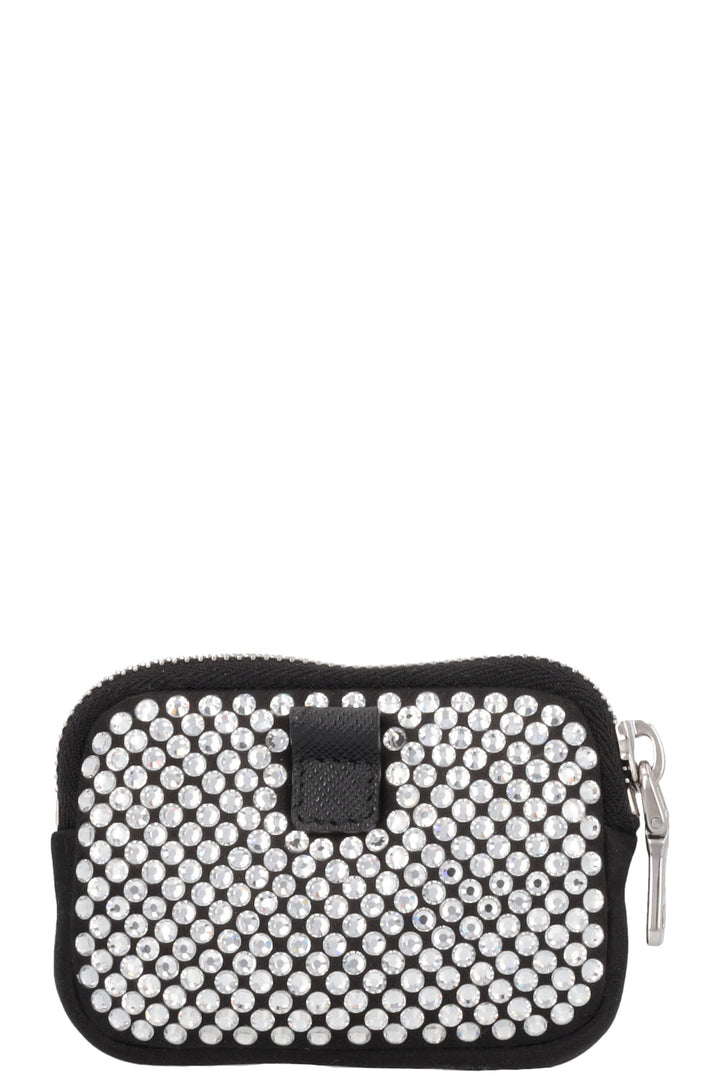 PRADA Mini Pouch Crystal Black