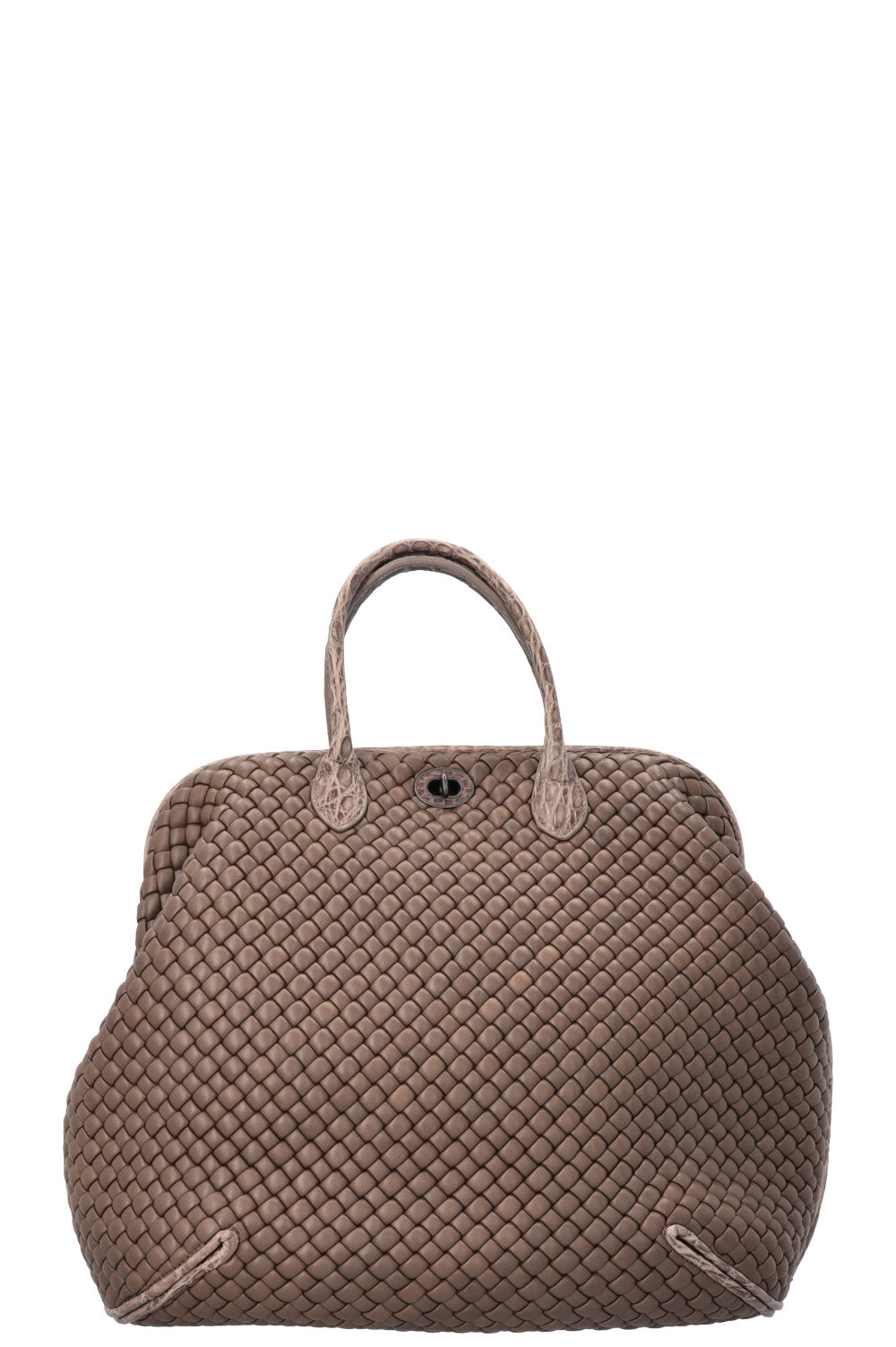 BOTTEGA VENETA The Handle Medium Bag Brown