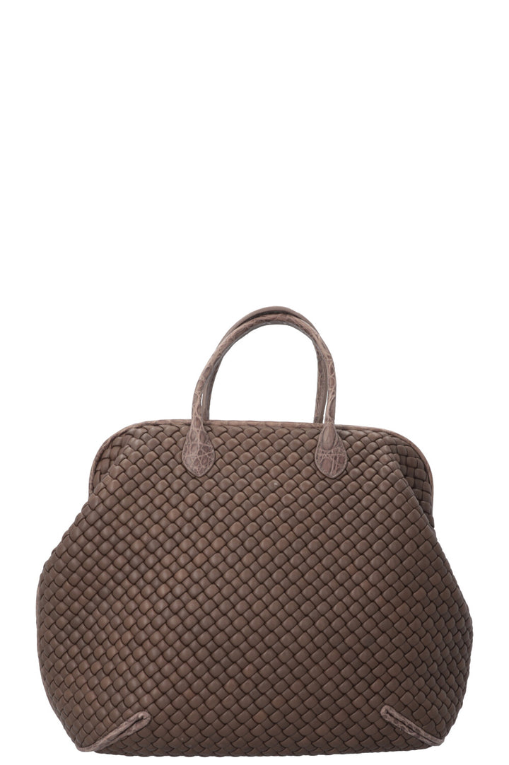 BOTTEGA VENETA The Handle Medium Bag Brown