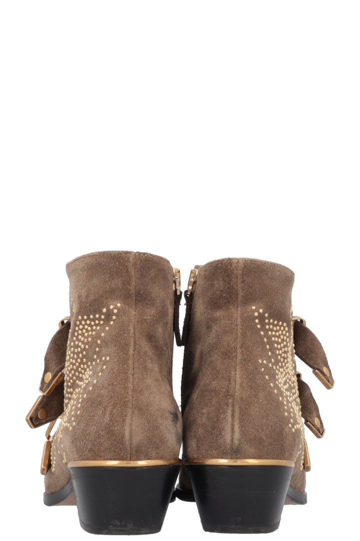 CHLOÉ Susanna Boots Suede Olive