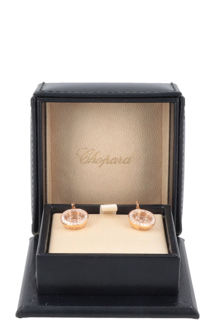 CHOPARD Happy Diamonds Icons Earrings Rosegold