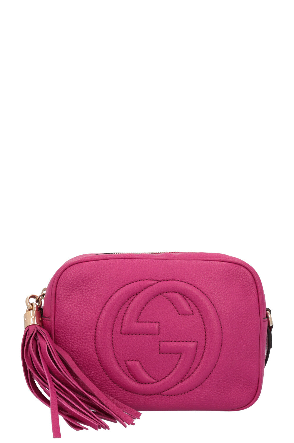 GUCCI Disco Soho Tassel Crossbody Bag Purple