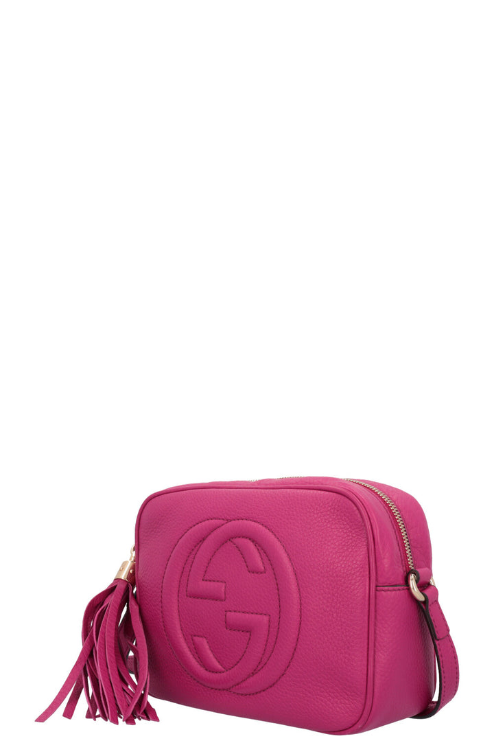 GUCCI Disco Soho Tassel Crossbody Bag Purple