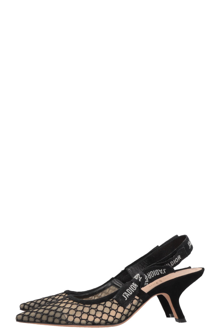 CHRISTIAN DIOR J'Adior Slingback Heels Black