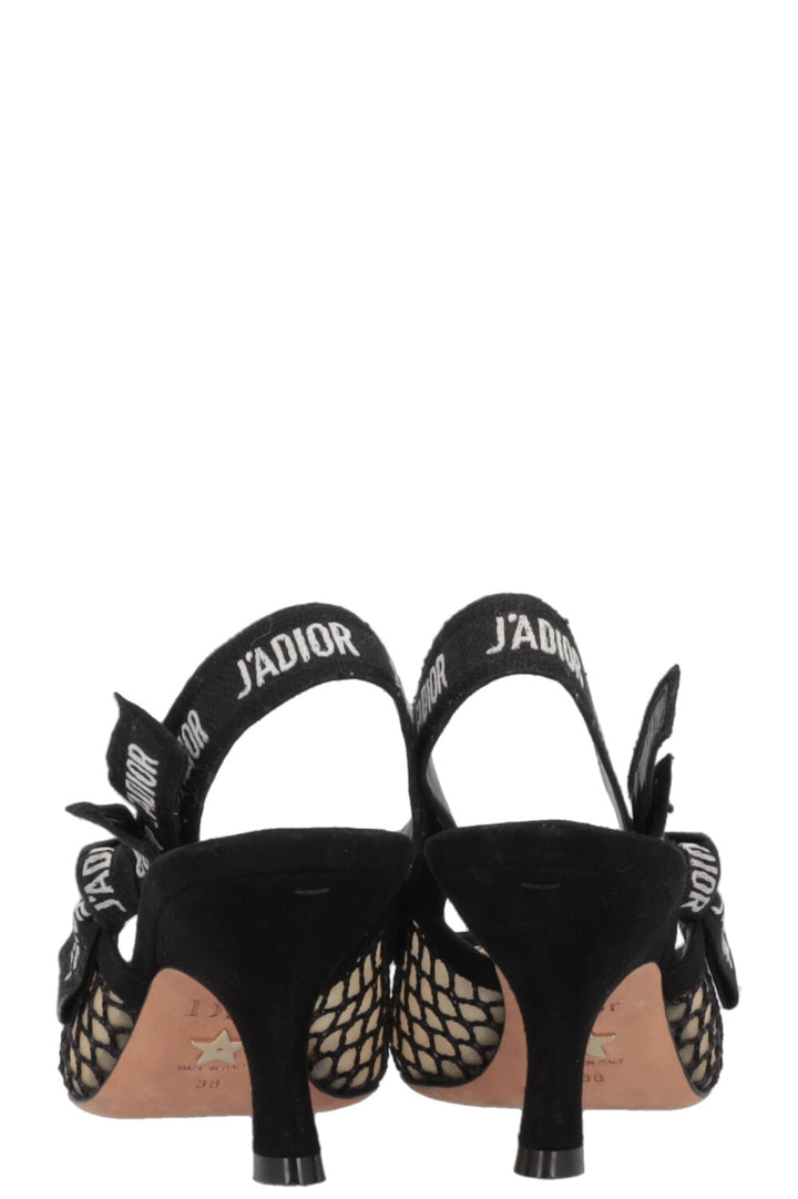 CHRISTIAN DIOR J'Adior Slingback Heels Black